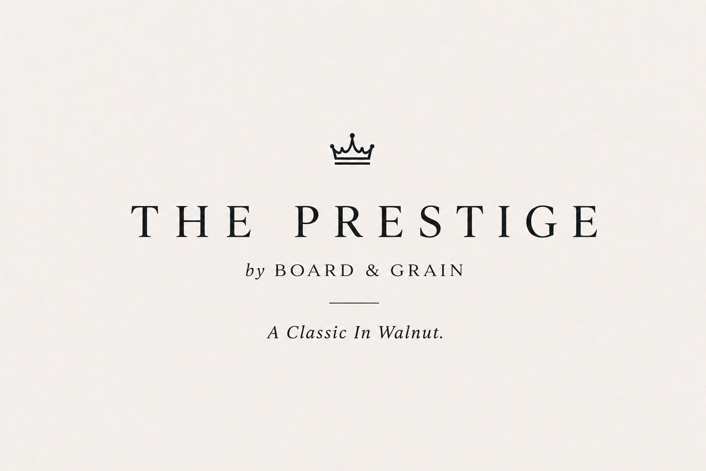 The Prestige (Heirloom Profile) - Walnut Edge Grain Cutting Board