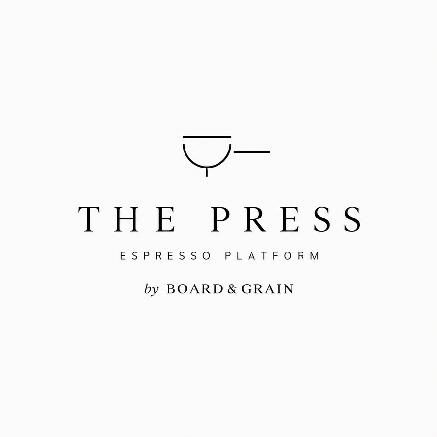The Press - Walnut Espresso Machine Rolling Tray — Board & Grain 