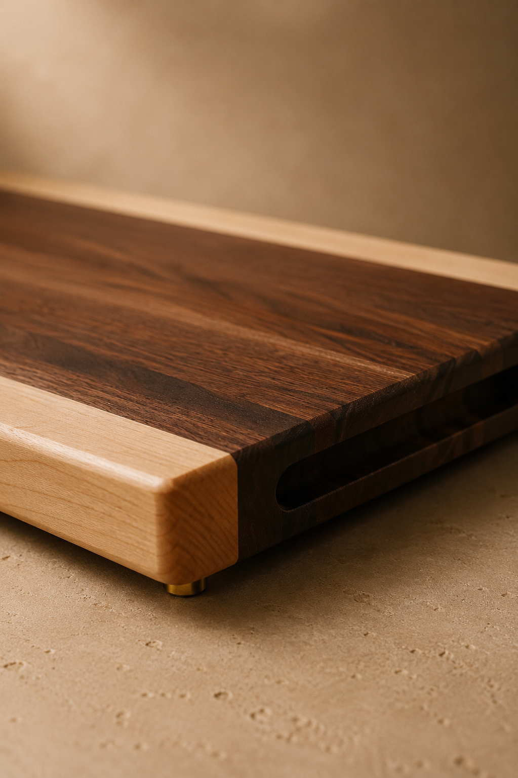 The Hudson (Heritage Profile) - Walnut and Maple Edge Grain Cutting Board